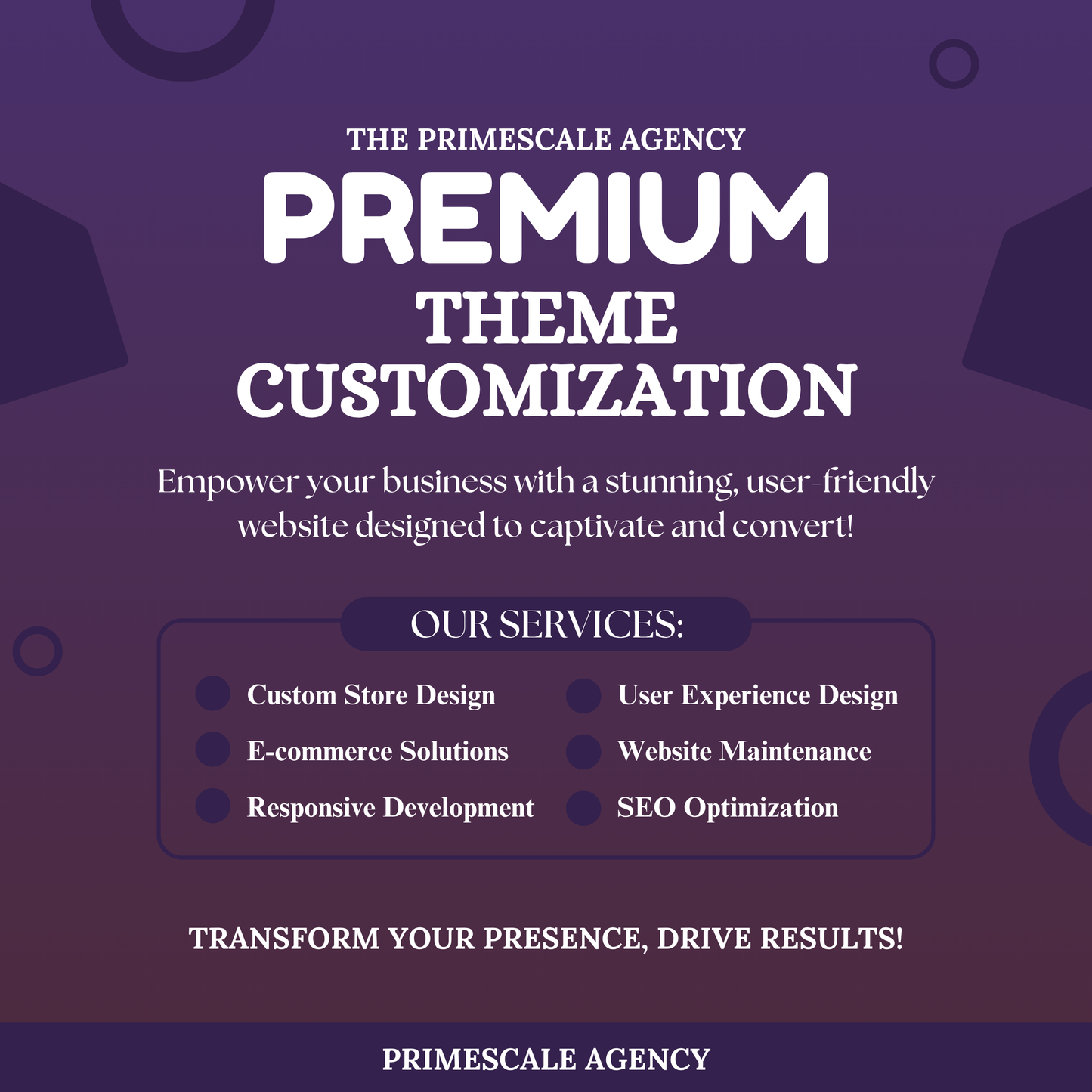 Premium Theme Customization