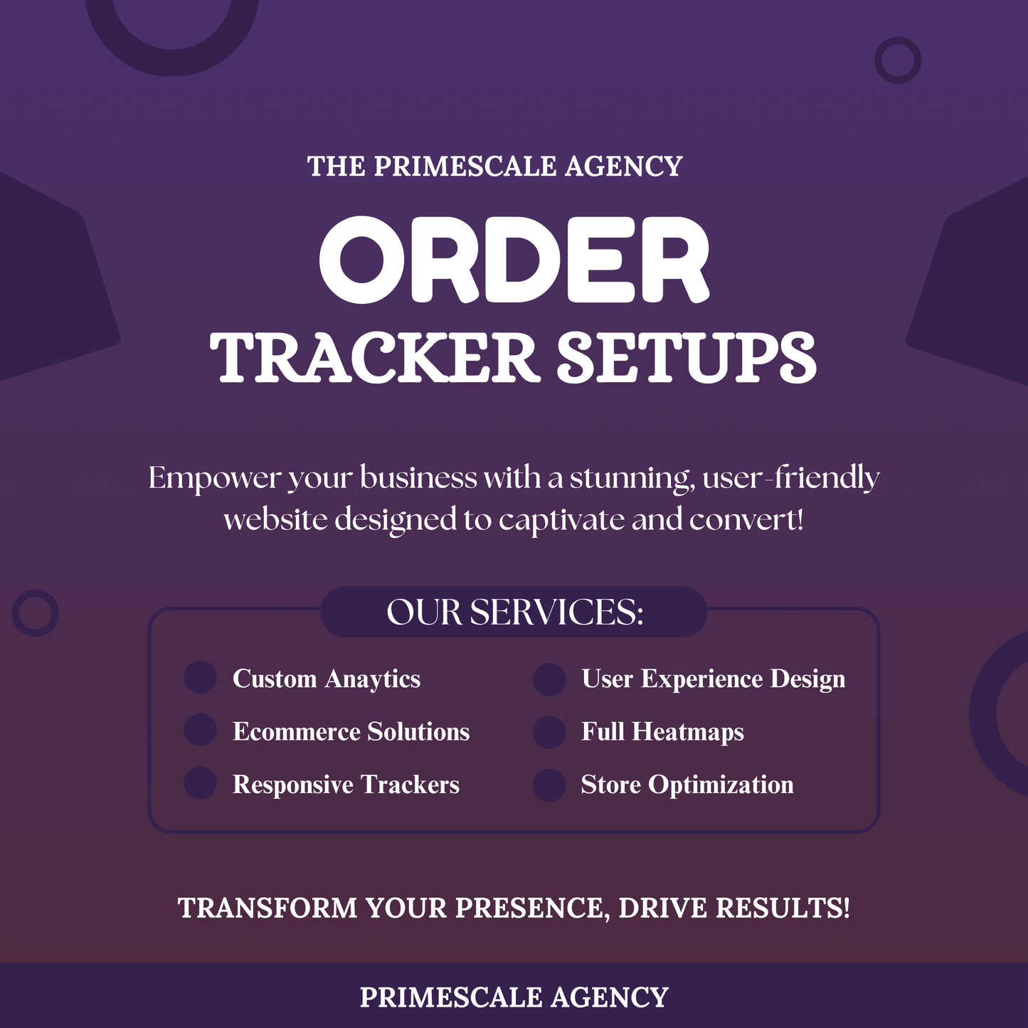Order Tracker Tools