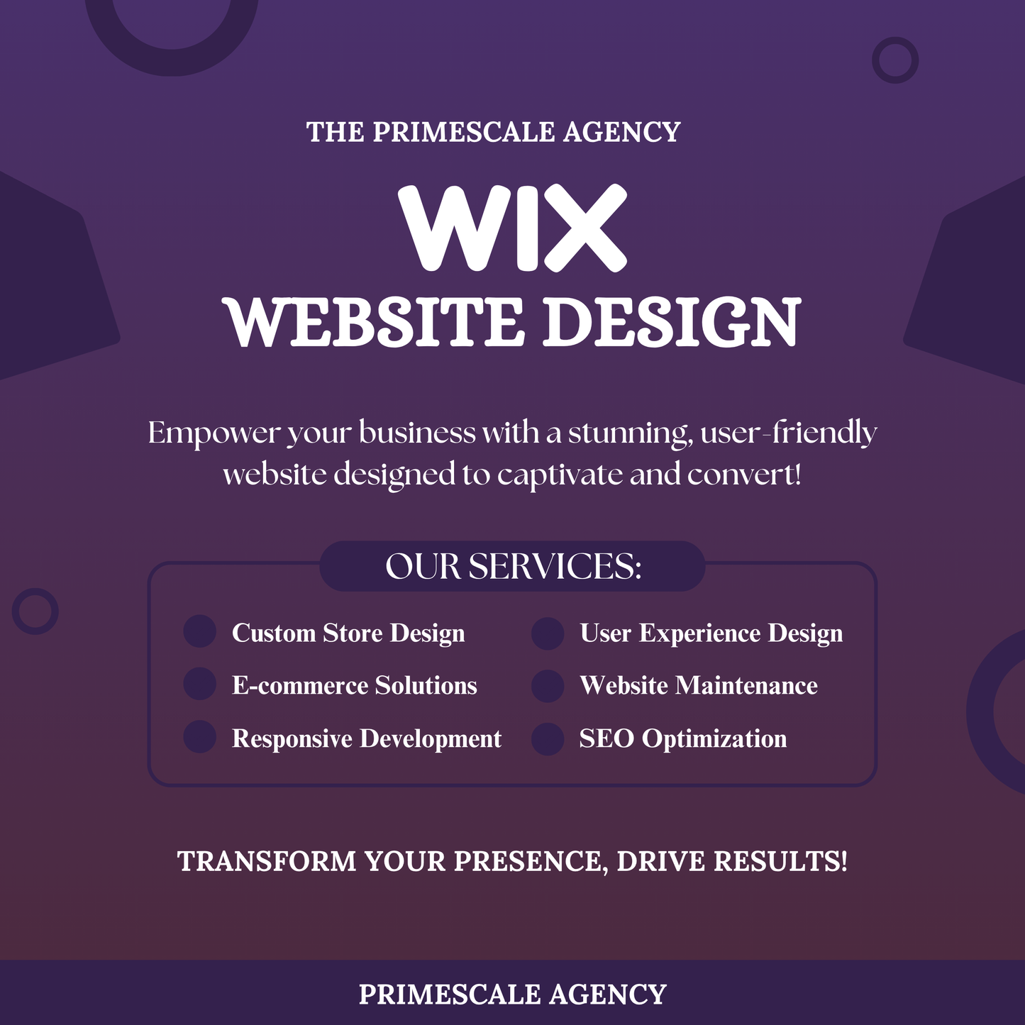Wix Website Design